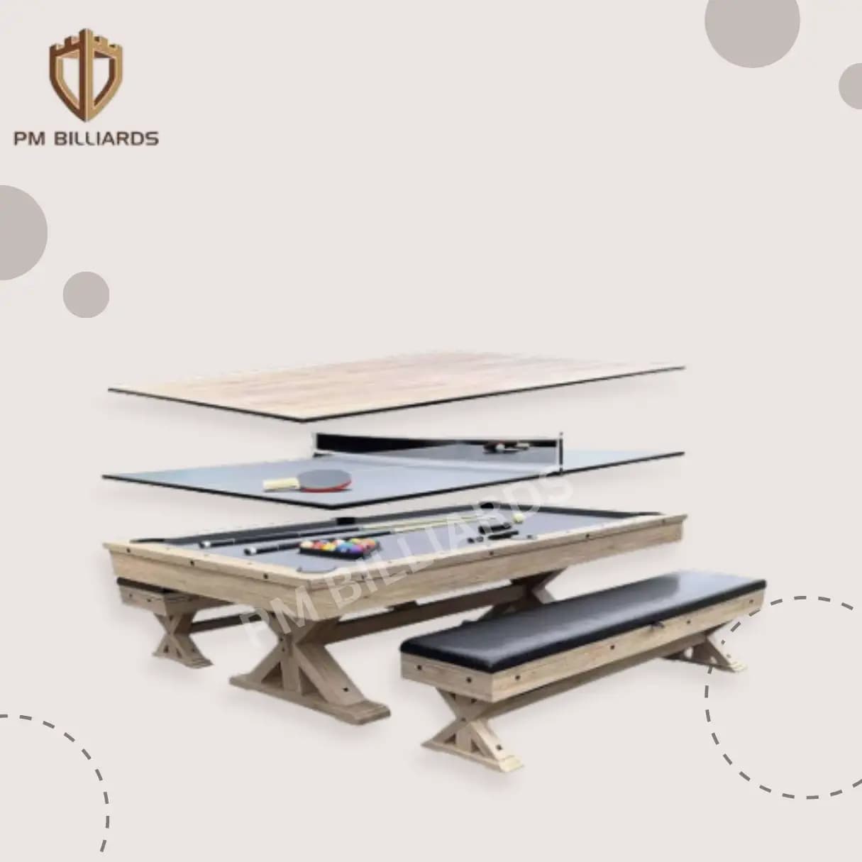 Pool + TT American Style Tables