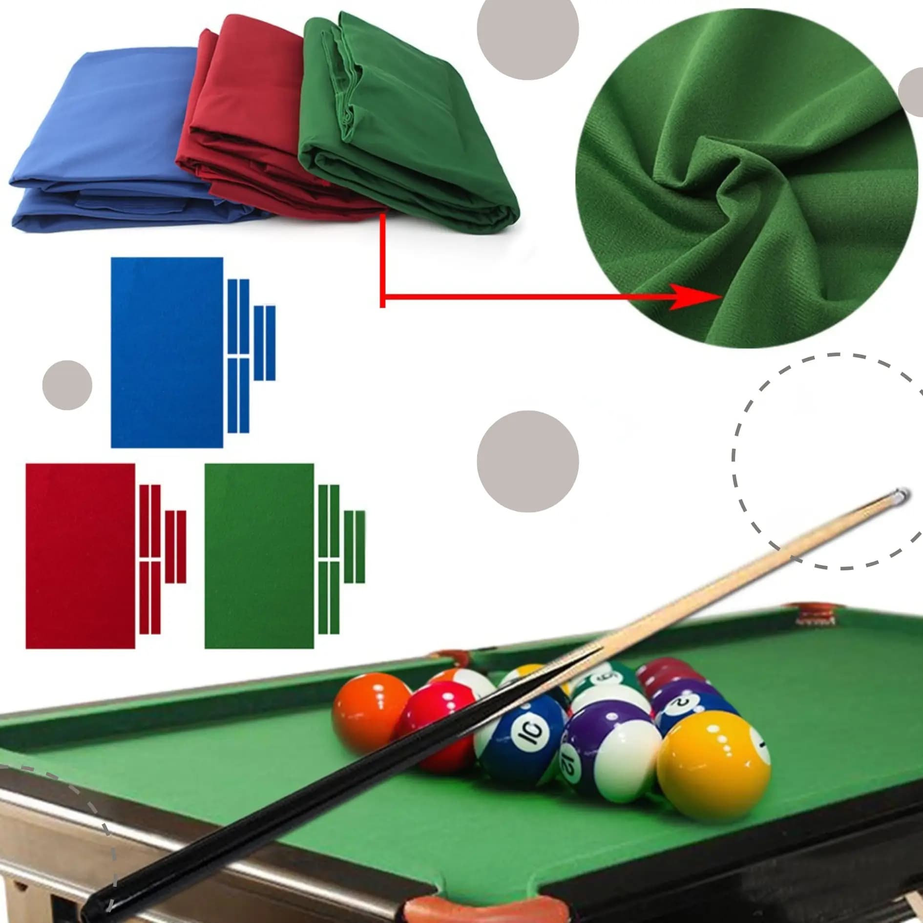 Strachan 6811 30 OZ Tournament Cloth For Snooker
