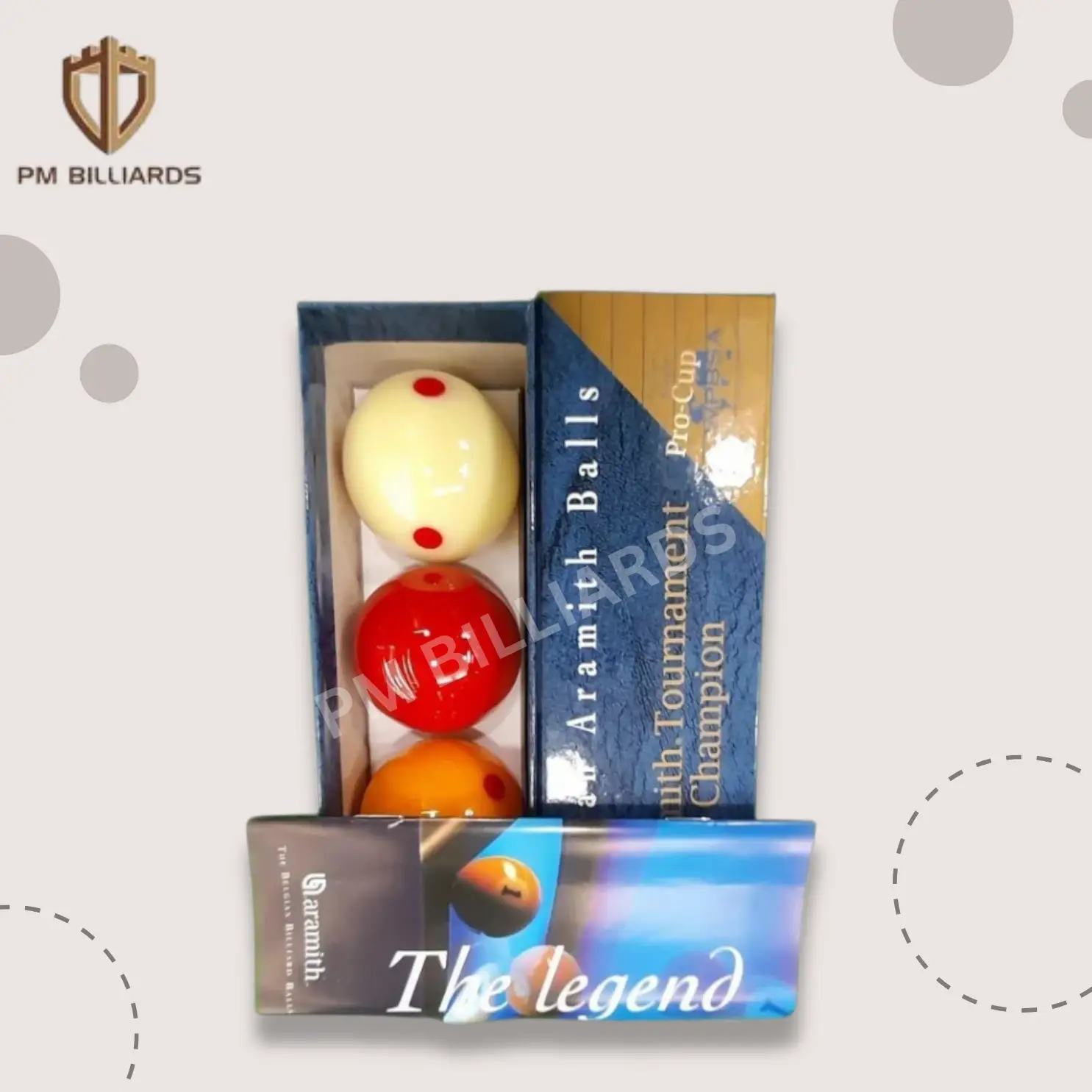 Aramith Belgian Tournament Ball Set